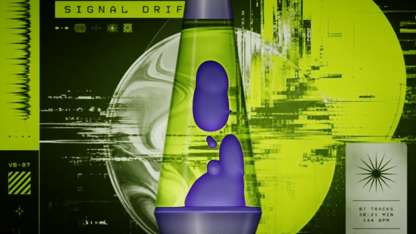 Lava Lamp. Pro. Slow blobs of color rising and falling.