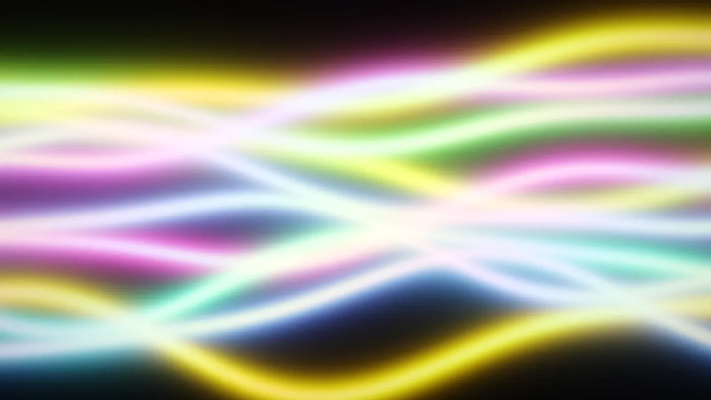 Line Ribbons. Free. Fine threads drifting across the screen.