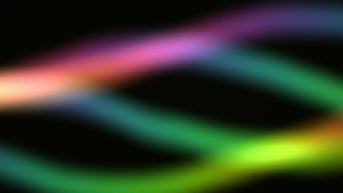 Aurora. Free. Slow curtains of light, like the northern lights.