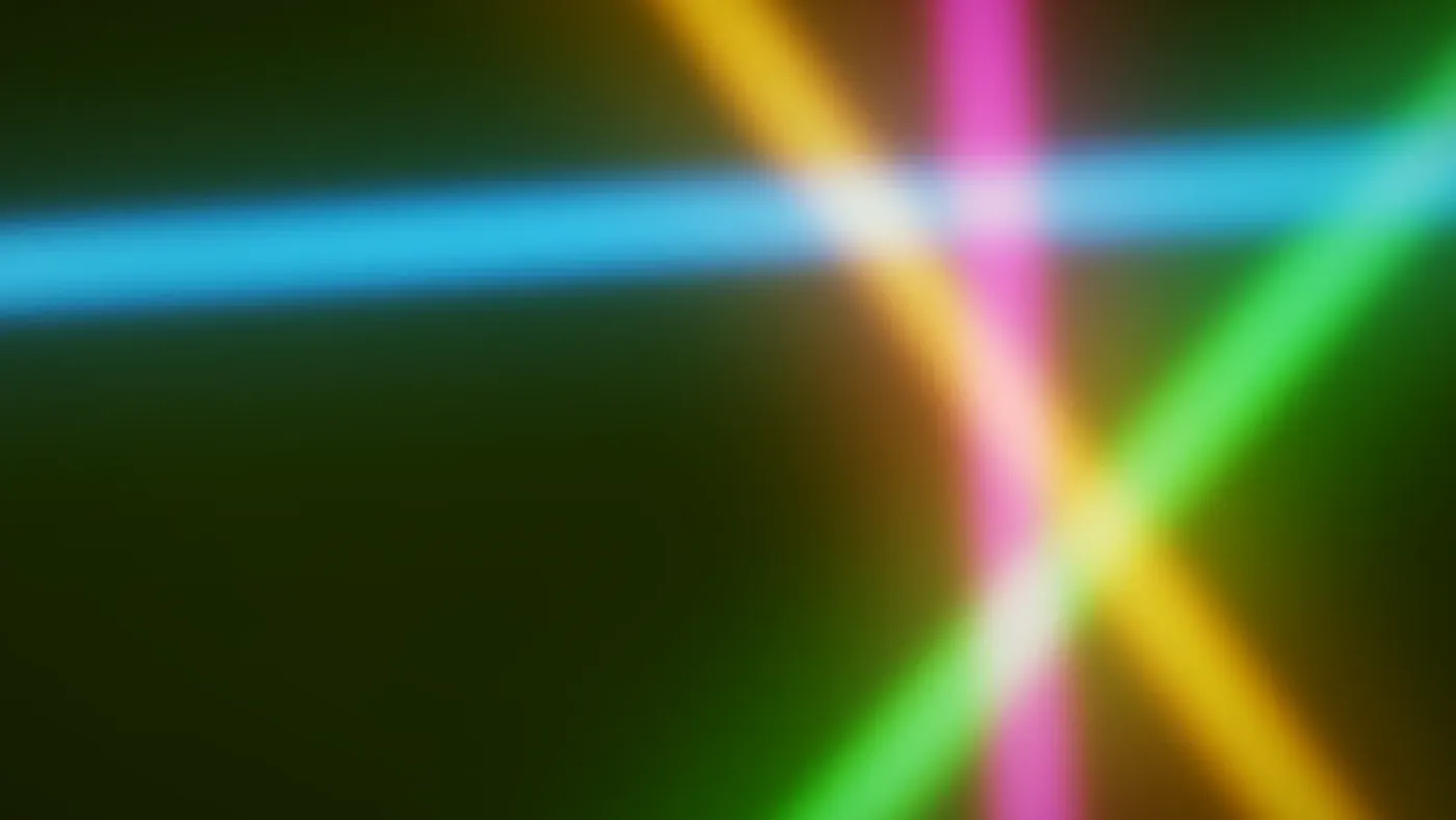 Neon. Pro. Glowing tubes of light.