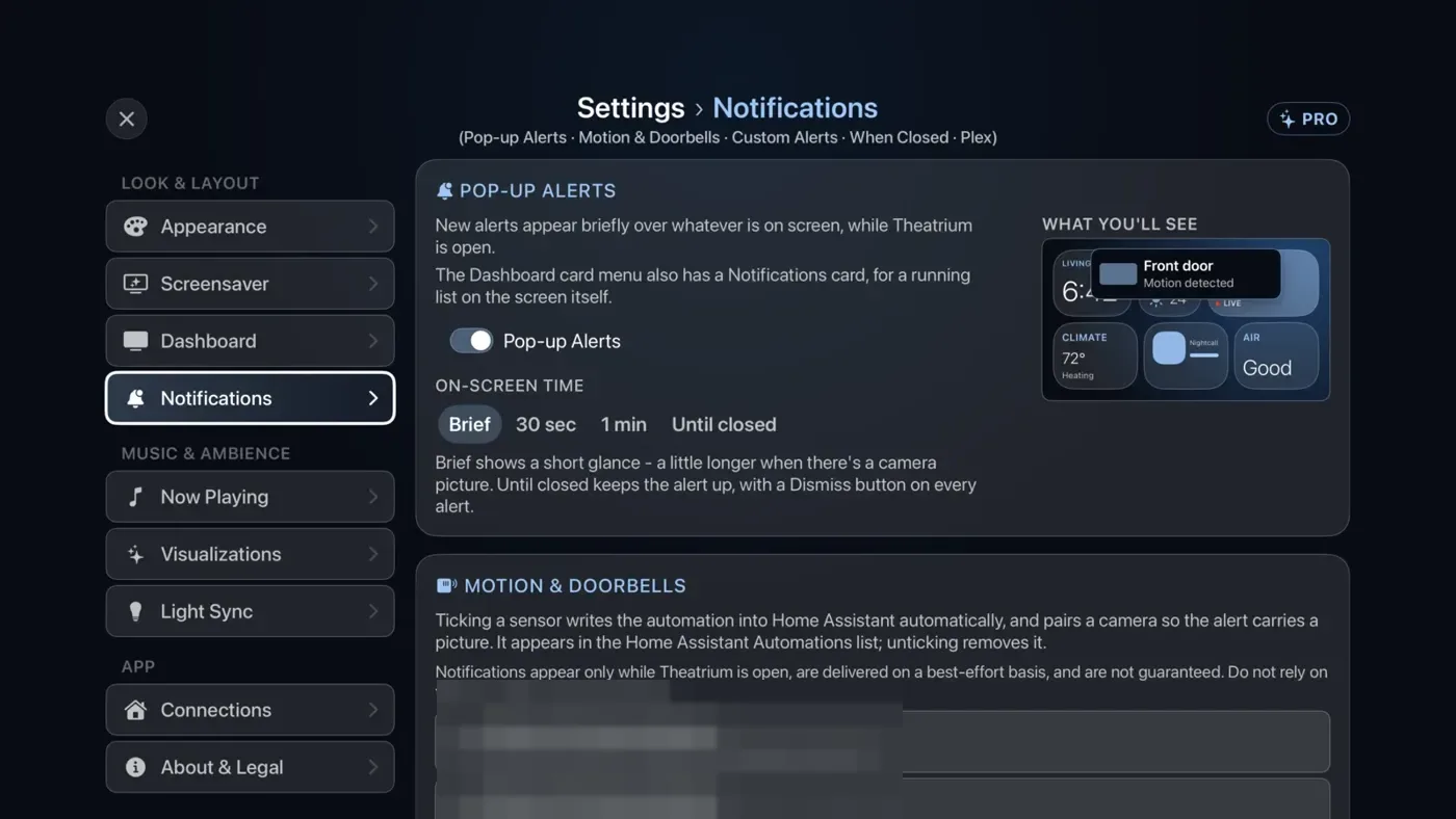Settings › Notifications.