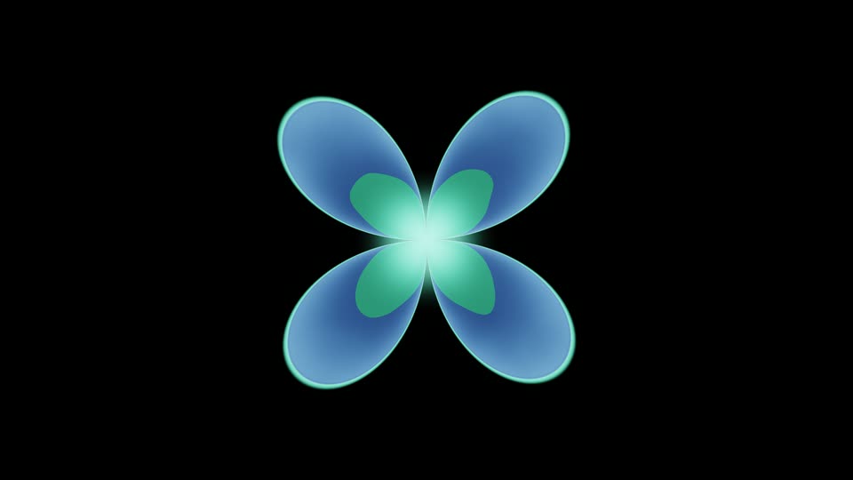 Theatrium&rsquo;s Butterfly visualizer scene on the Apple TV