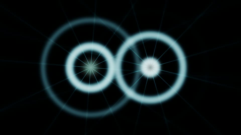 Theatrium&rsquo;s Iron Filings visualizer scene on the Apple TV